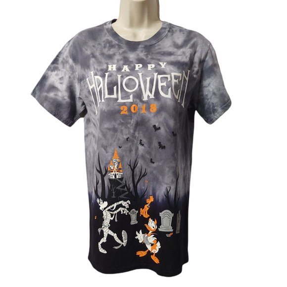 Disney | Tops | Nwot 28 Disney Parks Exclusive Sz S Happy Halloween Tie ...
